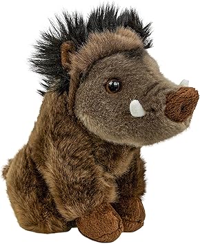 Teddys Rothenburg Peluche de jabalí sentado de 18 cm